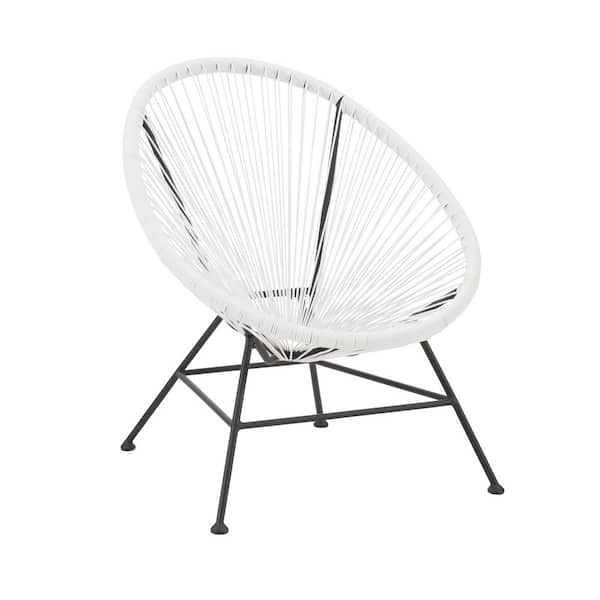 Linon Home Decor Maisie White Single Chair