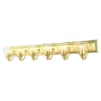 Birmingham 6 Light Polished Brass Vanity Sconce