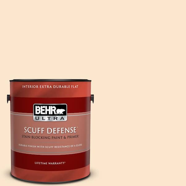 BEHR ULTRA 1 gal. #M240-1 Bay Scallop Extra Durable Flat Interior Paint & Primer