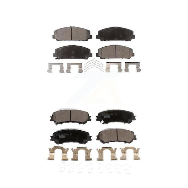TEC Front Rear Ceramic Brake Pads Kit for 2017-2023 Nissan TITAN KTC-100585