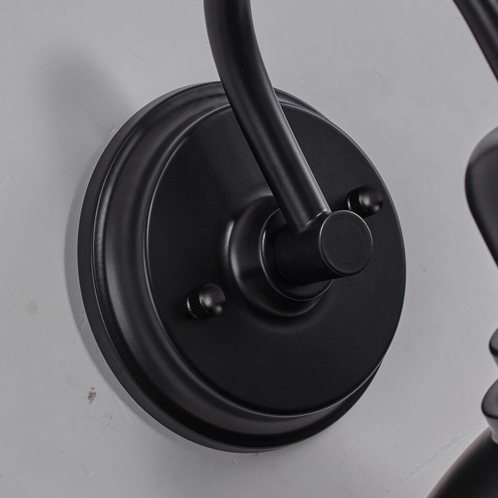 Black Steel Barn Style Outdoor Wall Sconce