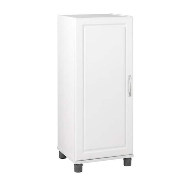 SystemBuild Evolution Trailwinds Wood Freestanding Garage Cabinet in White (16 in. W x 38 in. H x 15 in. D)