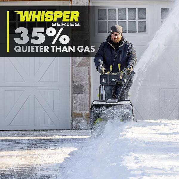 RYOBI 24 in. 40-Volt HP Brushless Whisper Series 2-Stage