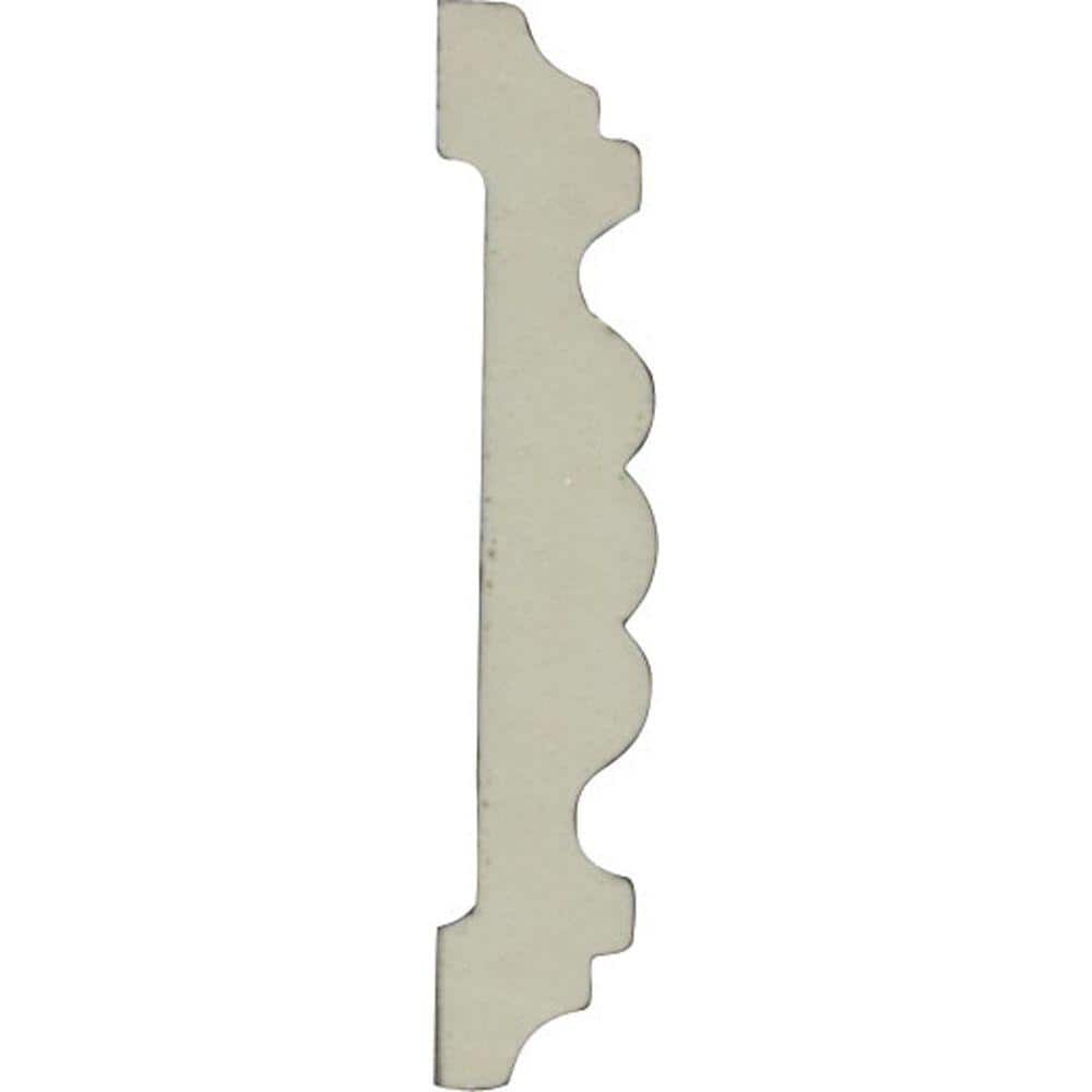 Classic Gray Polyurethane Crown Casing, 94.5" Length