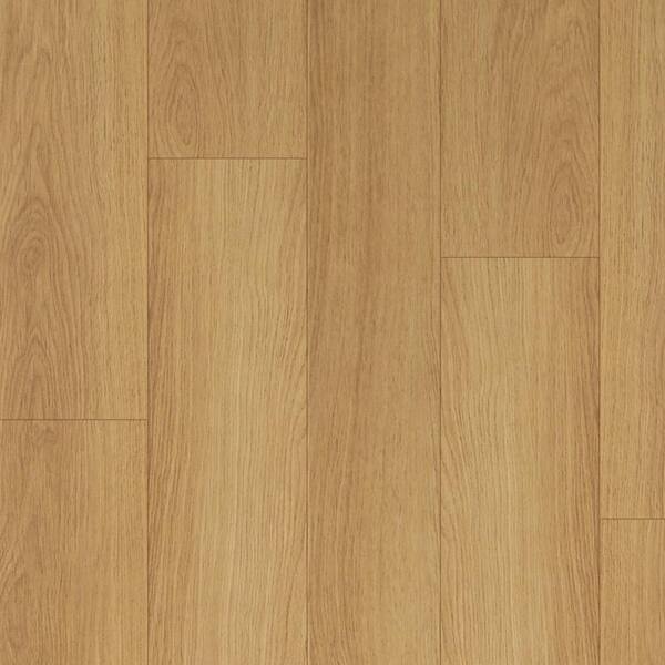 Dekorman Proteco+ Walnut Oak Eir 12mm T x 6.41 in. W Uniclic HDF AC4 Waterproof Laminate Wood Flooring (21.2 Sq. ft./Case)