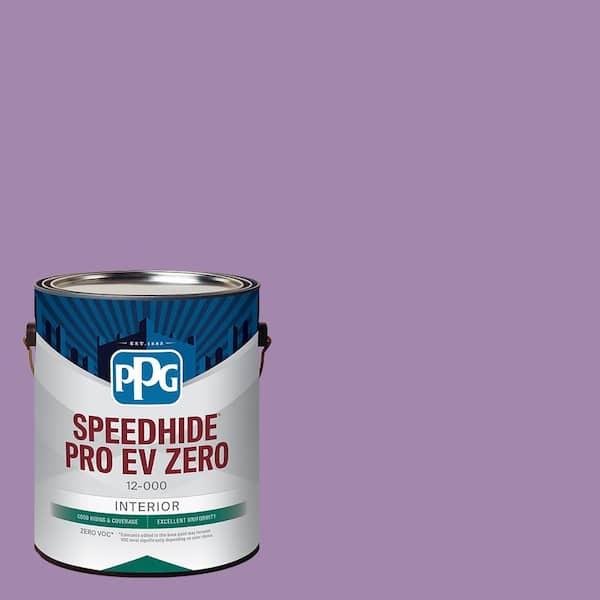 PPG Speedhide Pro EV Zero 1 gal. PPG1176-5 Violet Eclipse Eggshell Interior Paint