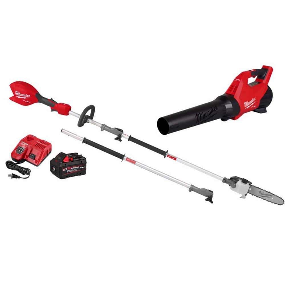 Milwaukee M Fuel Volt In Brushless Cordless Battery Powered Quik Lok Pole Saw Ah