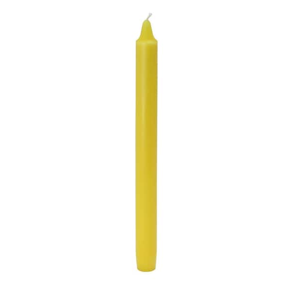 6-Inch Yellow Zest Candle 12-Piece Taper Candles