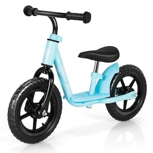 11 in. Kids Balance Bike with Footrest No Pedal Toddler Training Bike Blue