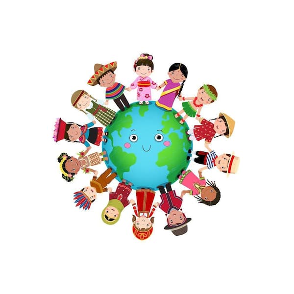 VENICE BEACH Collections Different Cultures United by Unknown 1 Piece Unframed Canvas Drawing Print 16 in. x 20 in.