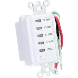 Electric 30 Min In-Wall Countdown Timer, White