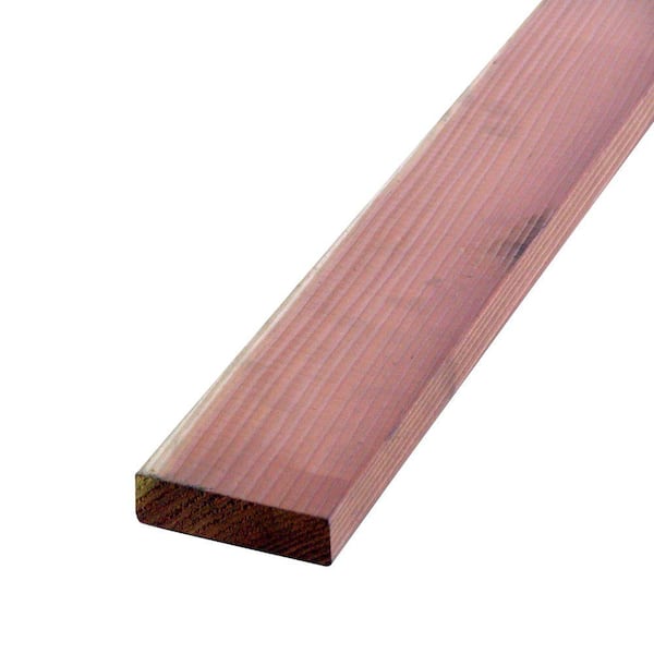 Mendocino Forest Products Redwood B Grade Board (Common: 5/8 in. x 5-3/8 in. x 12 ft.; Actual: 0.625 in. x 5.375 in. x 144 in.)