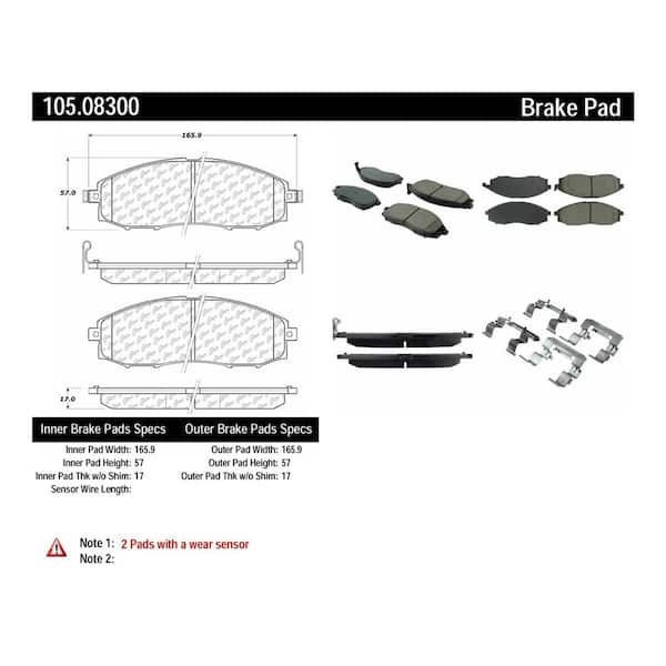Centric Parts Disc Brake Pad Set