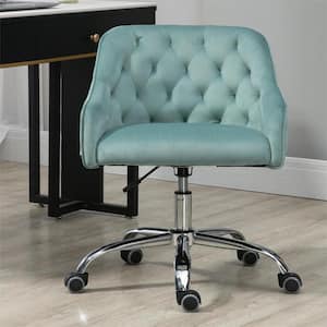 Modern Swivel Shell Chair for Living Room, Mint Green Leisure office Chair