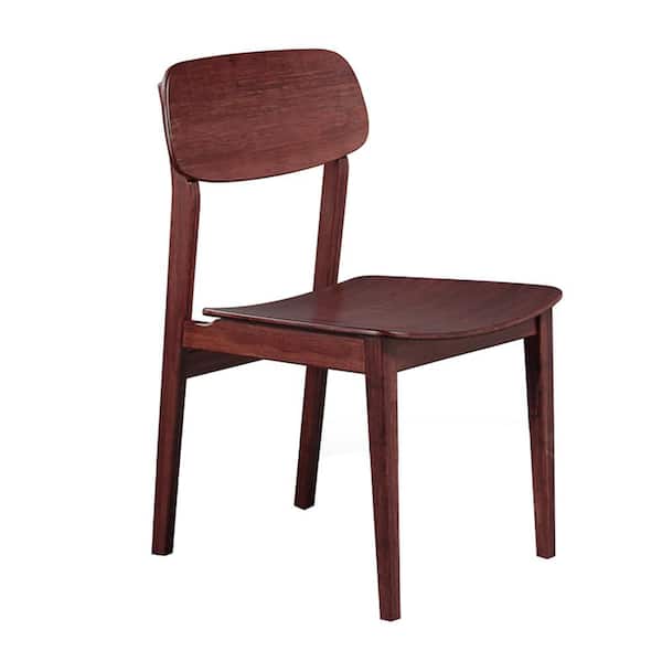 Unbranded Dylan Burgundy Dining Chair (Set of 2)