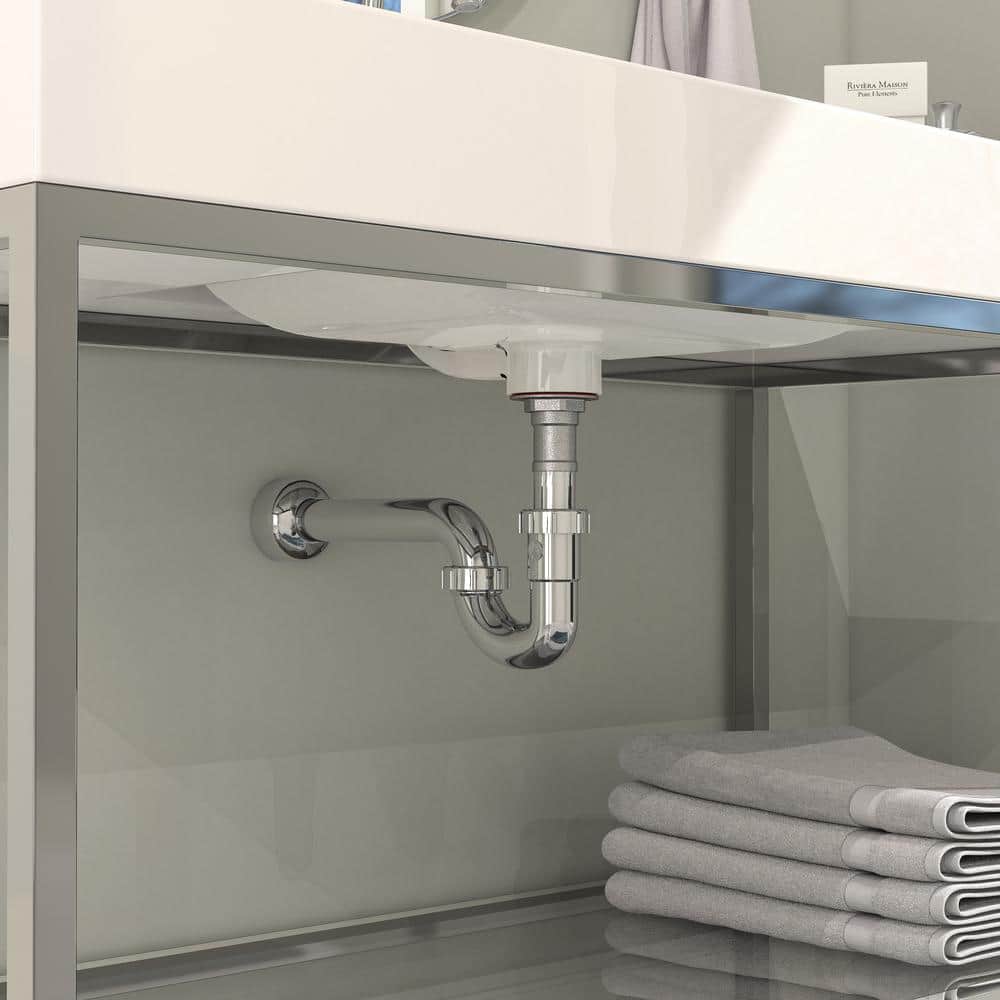 Polished Chrome 1-1/2 in. Slip Joint P-Trap