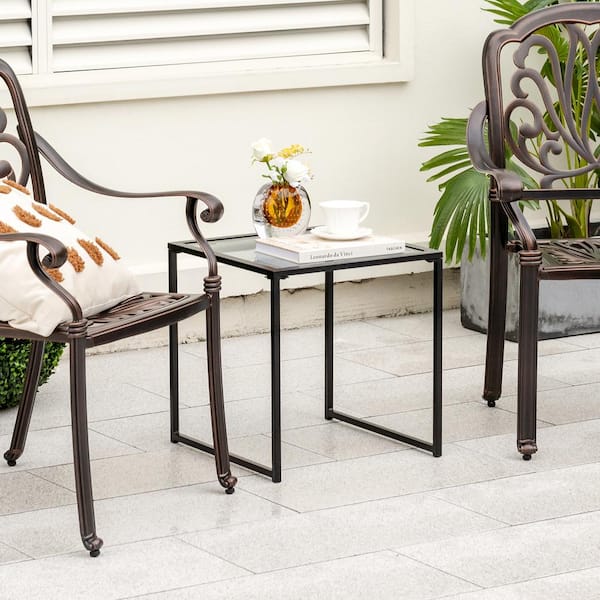 HONEY JOY 90 in. L x 50 in. W x 32 in. H Patio Table Cover Outdoor Table  and Chairs Set Cover With Handles & Air Vents Rectangular TOPB006758 - The  Home Depot