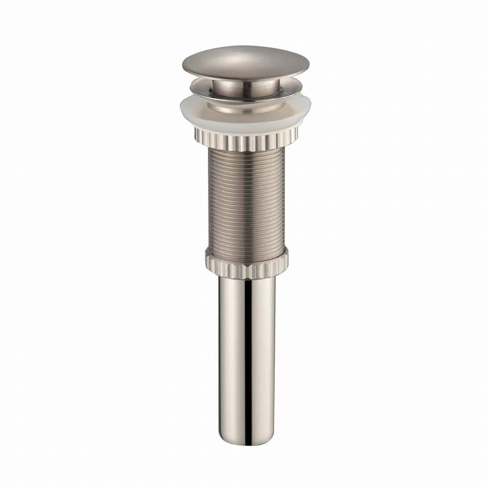 Satin Nickel Modern Pop-Up Bathroom Sink Drain
