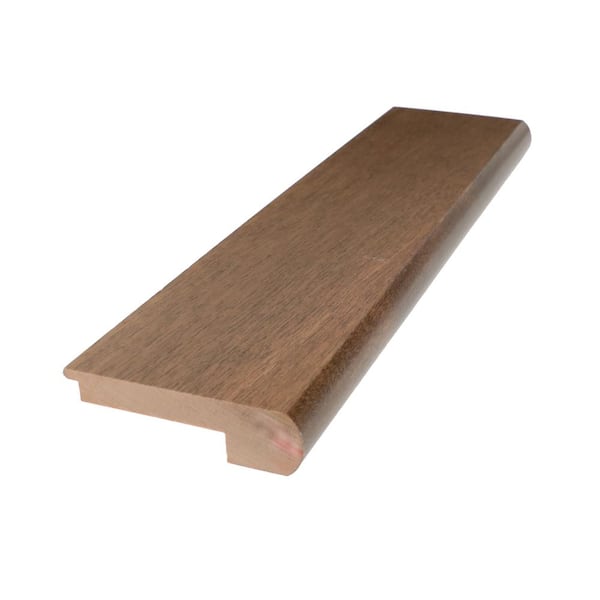 ROPPE Dirt 0.375 in. Thick x 2.78 in. Wide x 78 in. Length Hardwood Trim Stair Nose
