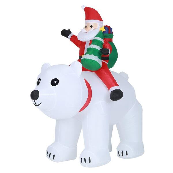 polar bear inflatable home depot