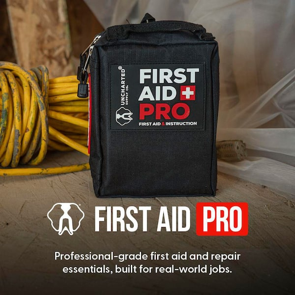 UNCHARTED SUPPLY CO. Pro 48-Piece First Aid Kit BA-U9D-U-BK - The