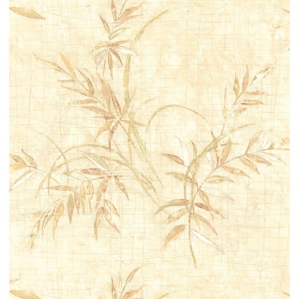 Brewster Fern Neutral Wallpaper Sample