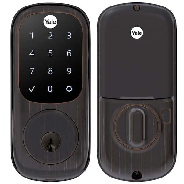 Yale Assure Lock Oil-Rubbed Bronze Single Cylinder Deadbolt with Touchscreen Keypad