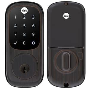 Assure Lock Oil-Rubbed Bronze Single Cylinder Deadbolt with Touchscreen Keypad