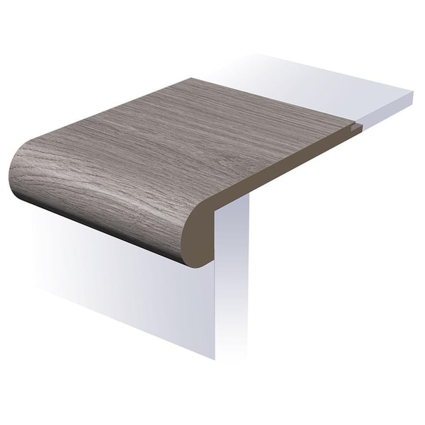 SELKIRK FLOORS Steep Cascade 1 in. T x 4-1/2 in. W x 94 in. L Waterproof Flush Stair Nose Moulding