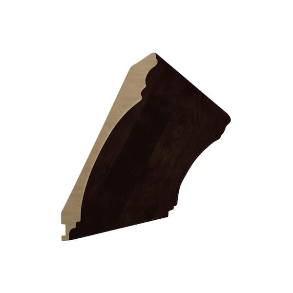 Home Decorators Collection 96 in. W x 4 in. D x 3.875 in. H Solid Wood Kitchen Cabinet Transitional Crown Molding in Manganite