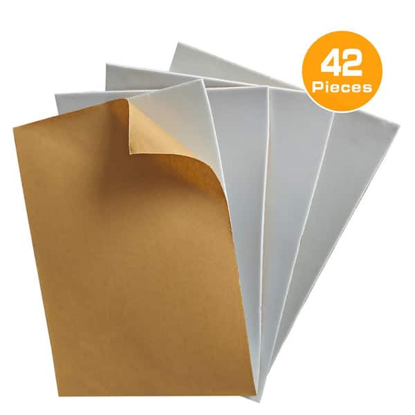 Wellco 15.7 in. x 11.8 in. Automobile Insulation 157 mil PE Foam Car Sound Defenders, 42 pack