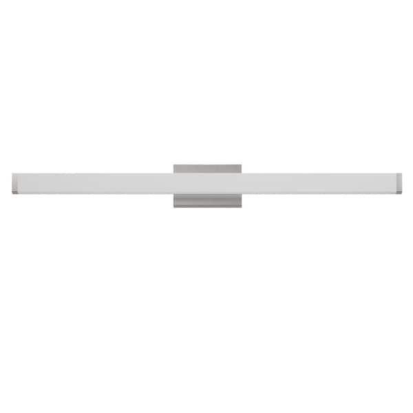 41 in. 1-Light Brushed Nickel LED Bathroom Vanity Light Bar