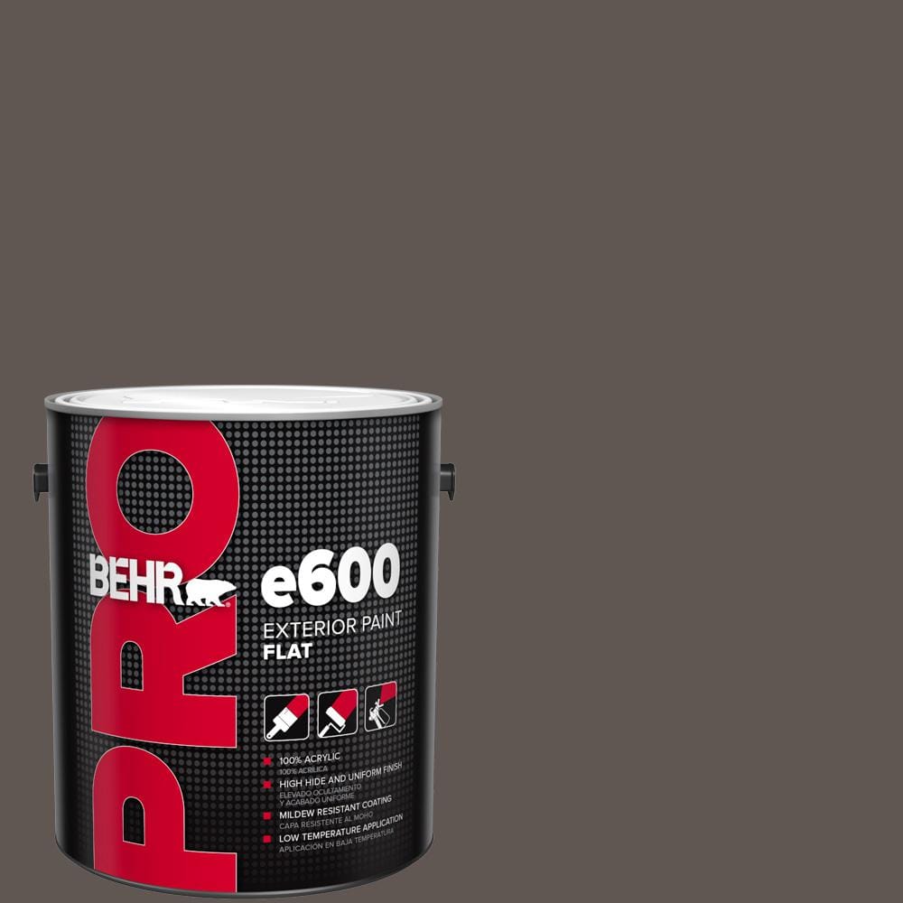 1 gal. #N140-7 Timber Brown Flat Exterior Paint price history on PriceWatchPro