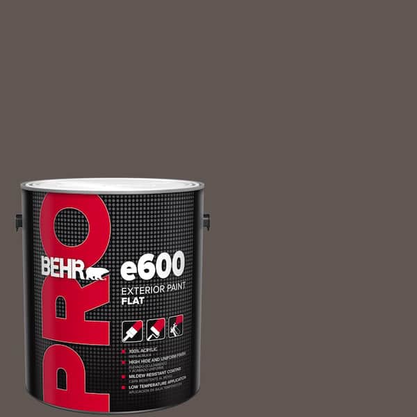 1 gal. #N140-7 Timber Brown Flat Exterior Paint