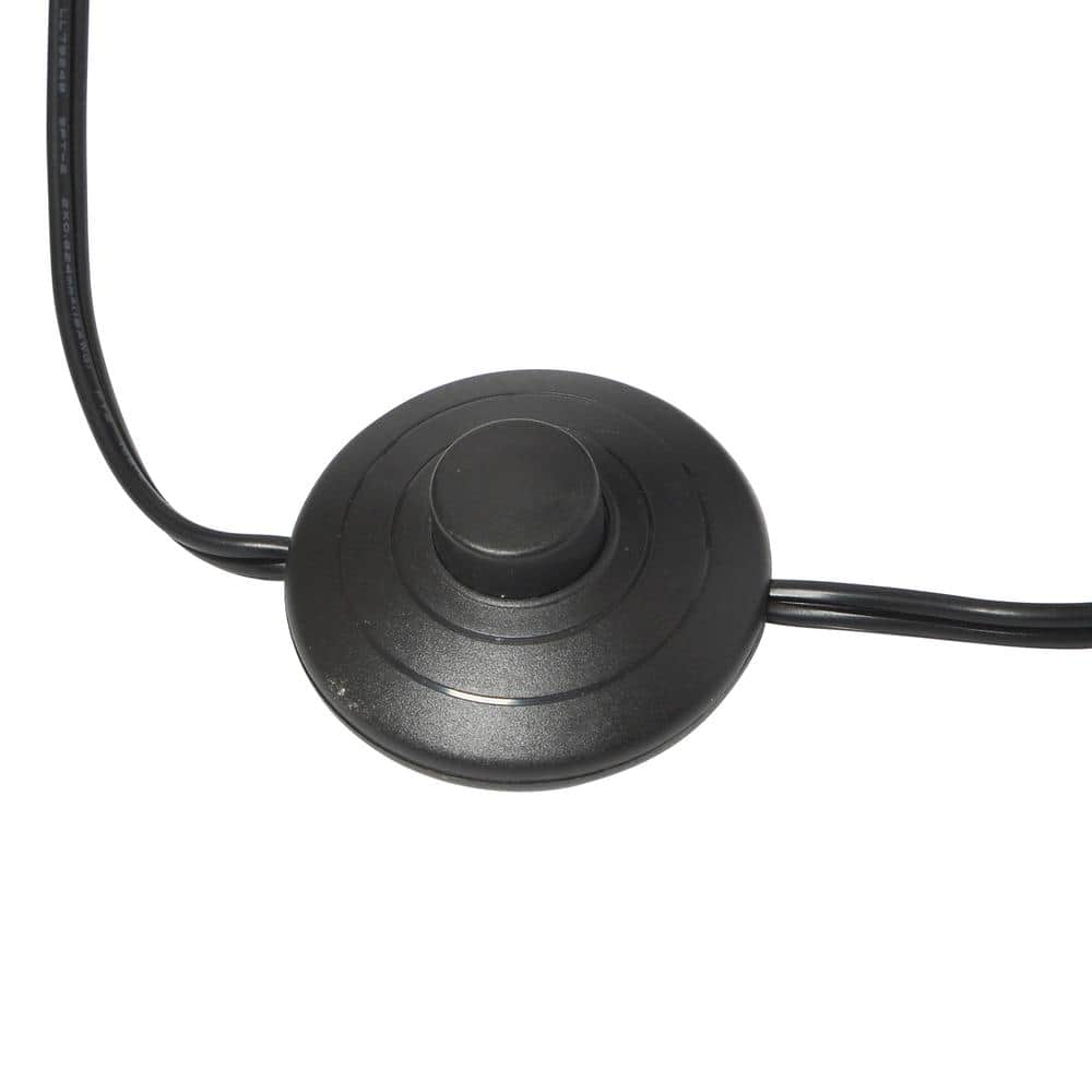 Minimalist Black Dual-Shelf Decorative Floor Lamp