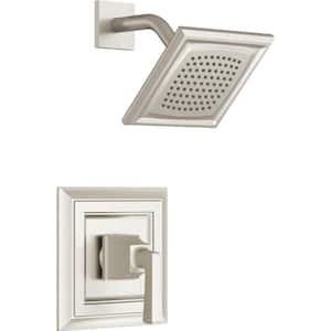 Town Square S Shower Faucet Trim Kit for Flash Rough-in Valves in Brushed Nickel (Valve Not Included)