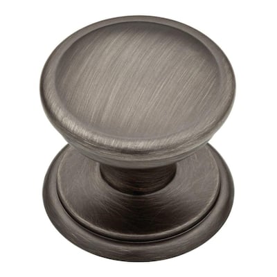 Chapman 1-3/8 in. (35 mm) Heirloom Silver Round Cabinet Knob