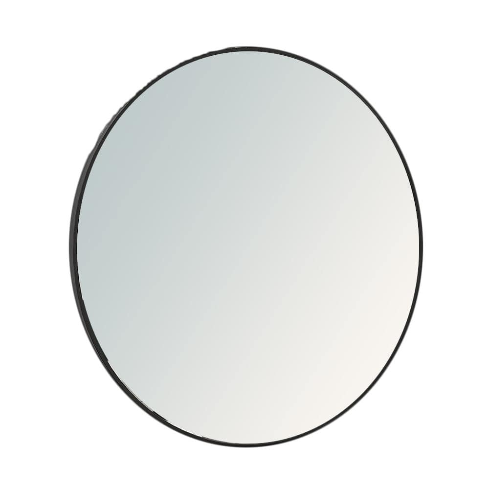 28 in. x 28 in. Modern Round Frame Wall Decorative Mirror