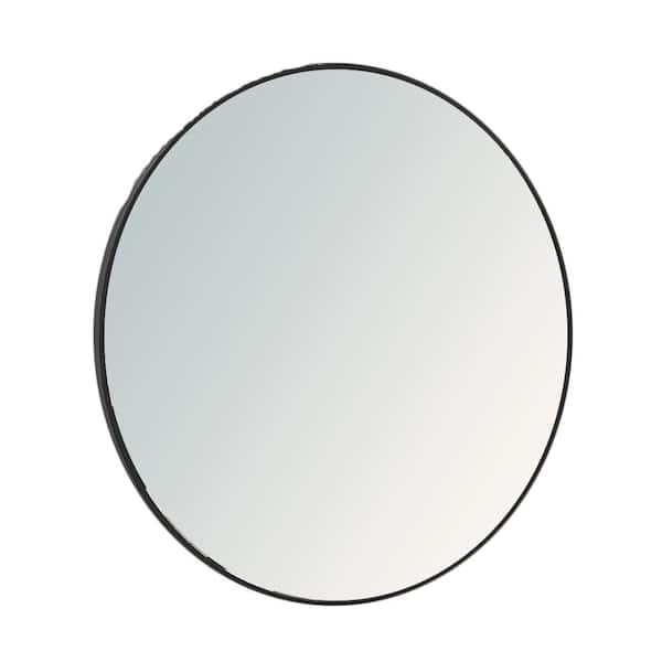 Unbranded 28 in. x 28 in. Modern Round Frame Wall Decorative Mirror