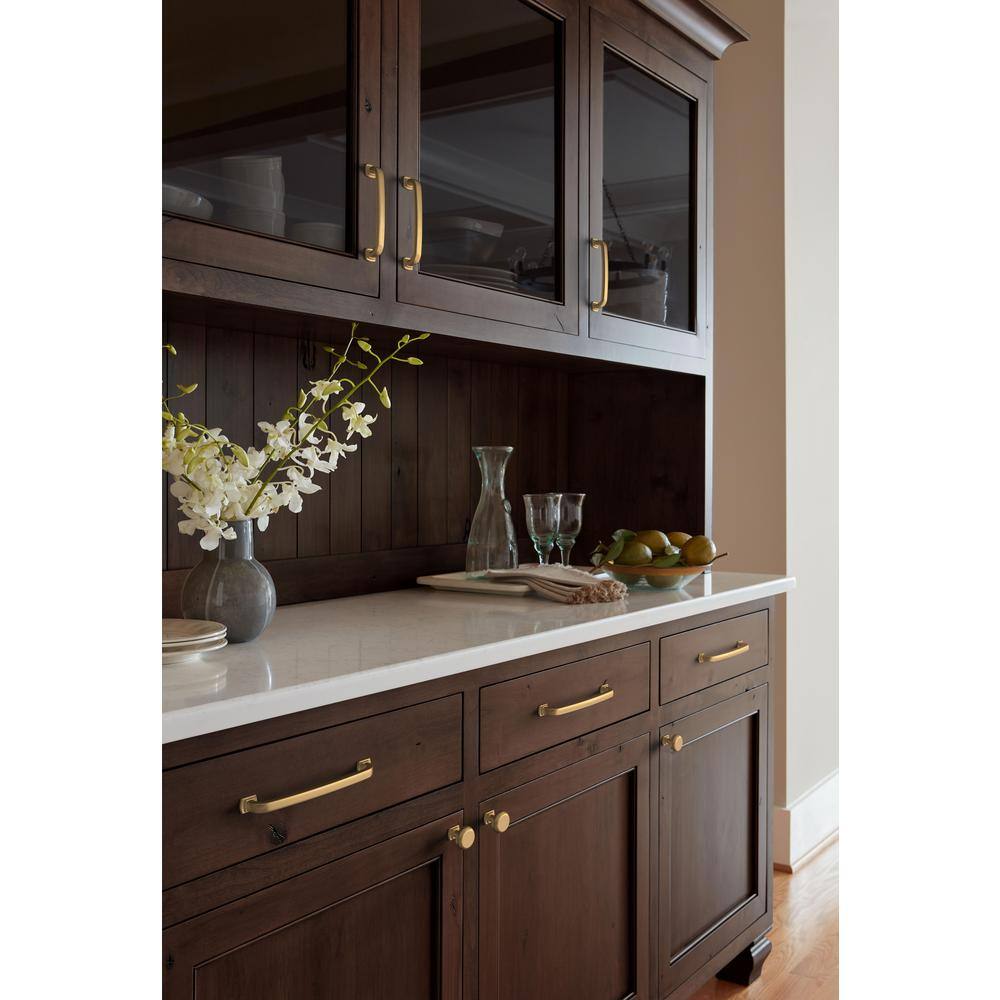 Champagne Bronze 5-1/16 inch Cabinet Drawer Pull with Mounting Hardware