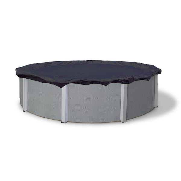 Blue Wave 8-Year 18 ft. Round Navy Blue Above Ground Winter Pool Cover