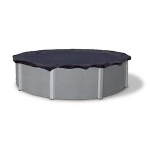 8-Year 24 ft. Round Navy Blue Above Ground Winter Pool Cover