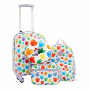 5-Piece Kid's Luggage Set with Spinner Wheels On Carry-on