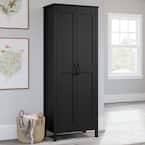 SAUDER Select Raven Oak Accent Storage Cabinet with 2-Doors 433243