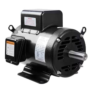 7.5HP Air Compressor Motor 3450 RPM Single Phase Electric Motor 1-1/8 in. Keyed shaft 230V 30A 184 Frame CW/CCW Rotation