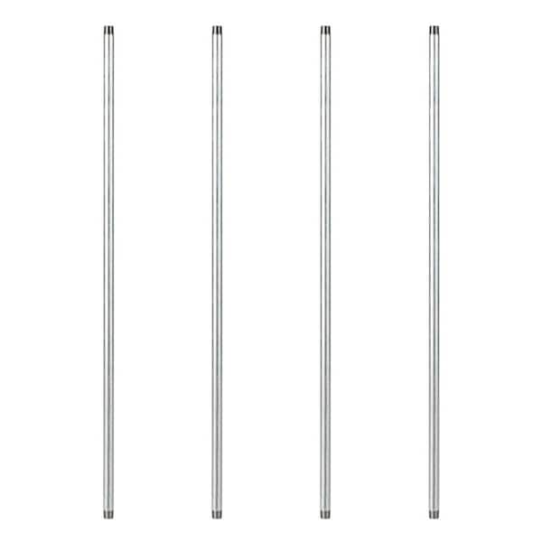 3/4 in. x 5 ft. Galvanized Steel Pipe (4-Pack)