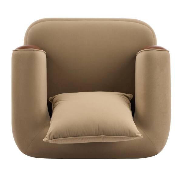 CHRISTOPHER KNIGHT HOME Gianna Modern Brown Velvet Upholstered