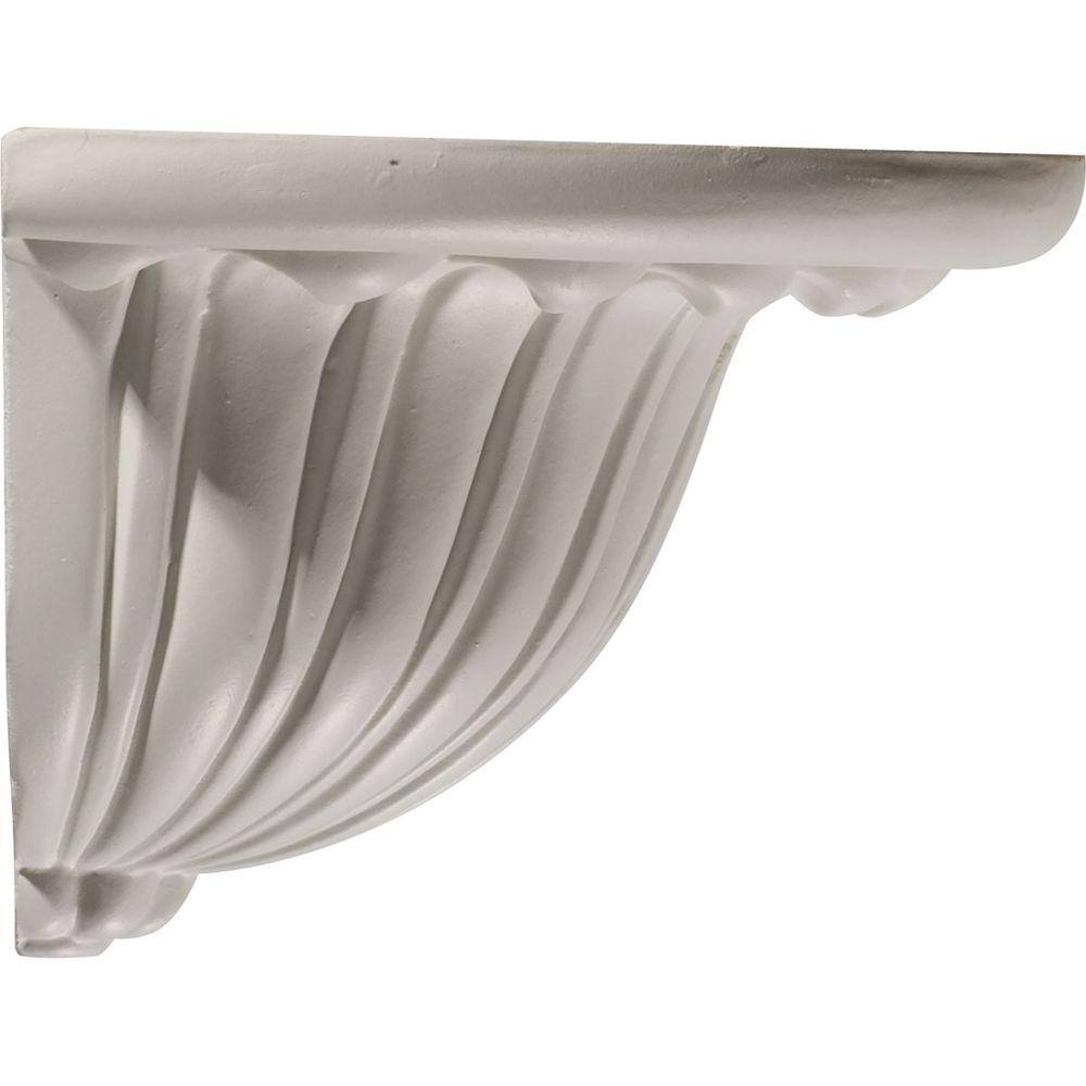 Ashton White Polyurethane Traditional Wall Sconce