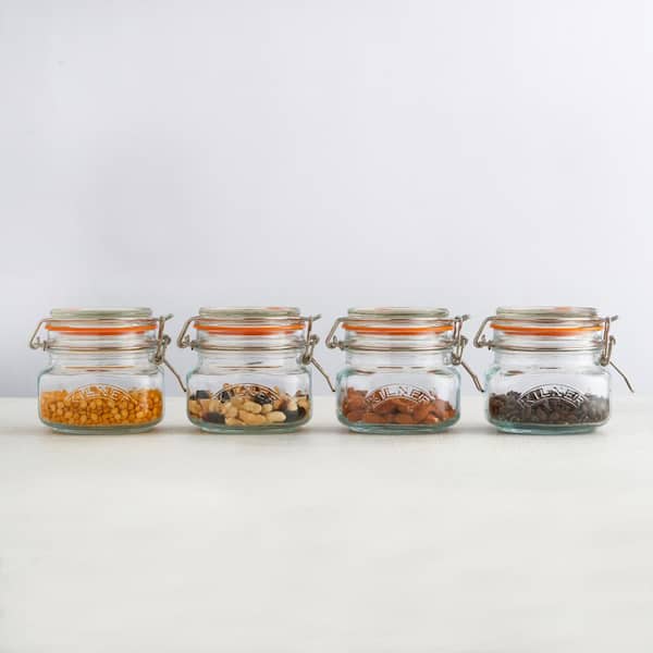 Kilner Spice Jar 2.4 oz, Set of 12 - Clear