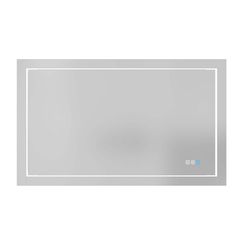 40 in. W x 24 in. H Rectangular Frameless Anti-Fog Wall Bathroom Vanity Mir
